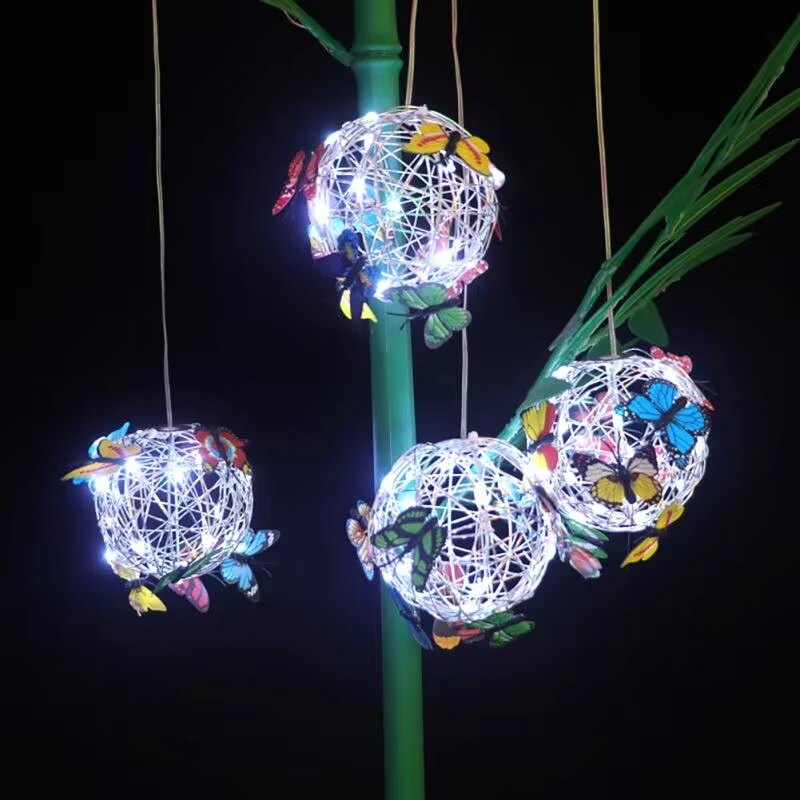 Solar Butterfly Hanging Garden Light
