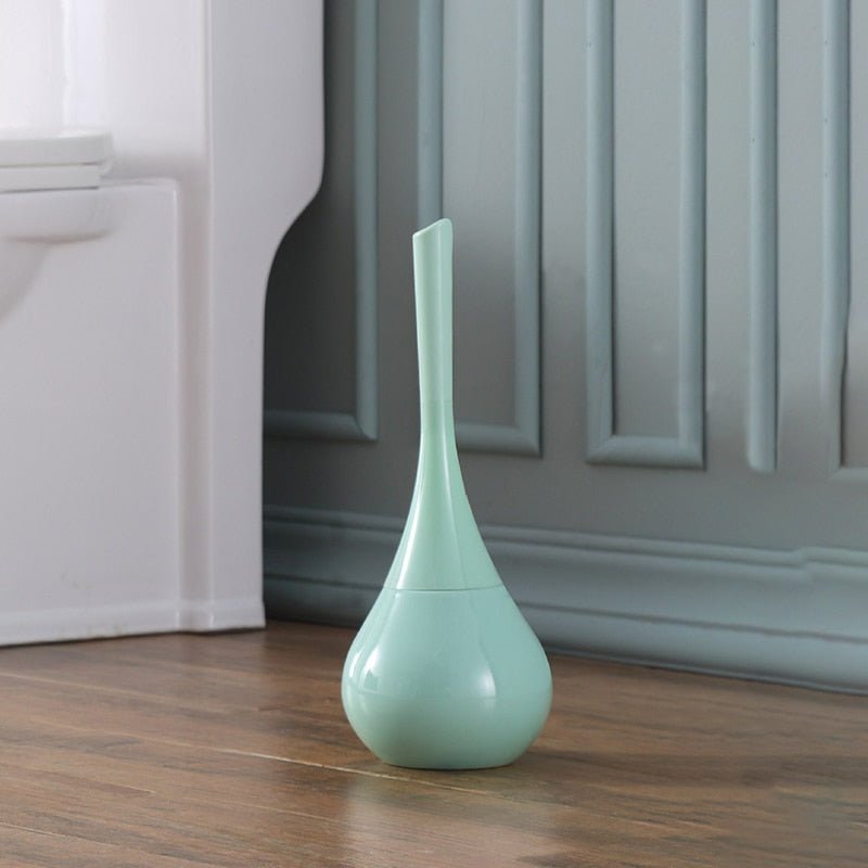 Modern Toilet Brush with Hygienic Rounded Holder