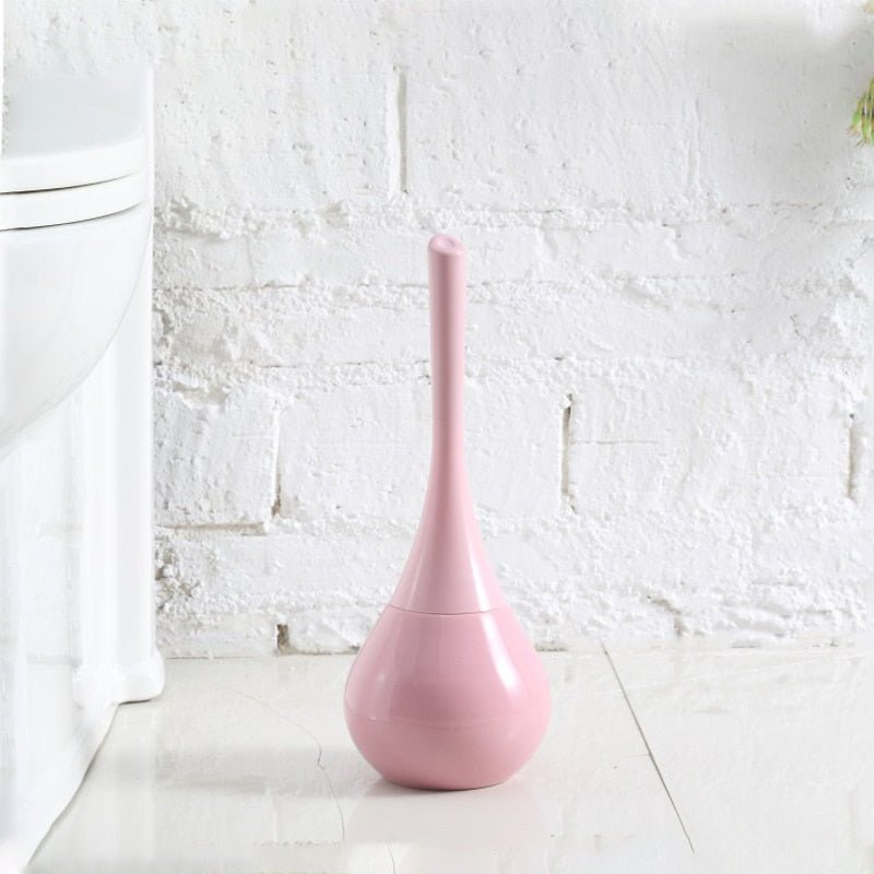 Modern Toilet Brush with Hygienic Rounded Holder