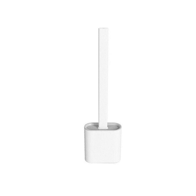 Silicone Toilet Brush with Wall Holder for Hygienic and Efficient Cleaning