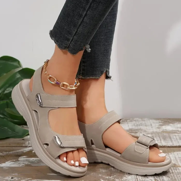 Ladies' Orthopaedic Sandals with Adjustable Straps and Comfortable Sole