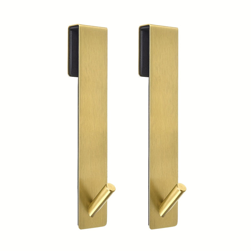 Modern Steel Glass Door Hooks Set – Stylish, Silent and Practical