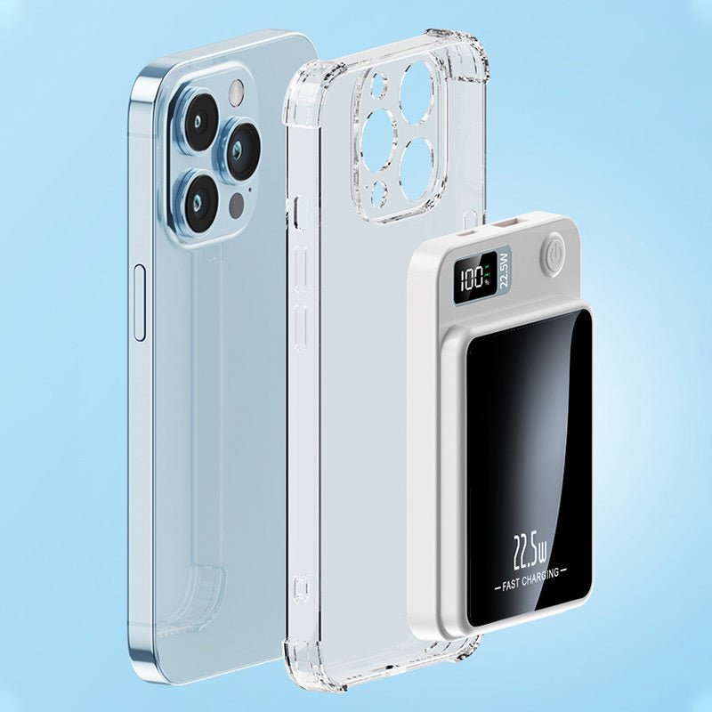20000mAh Compact Power Bank with Digital Display & Fast Charging