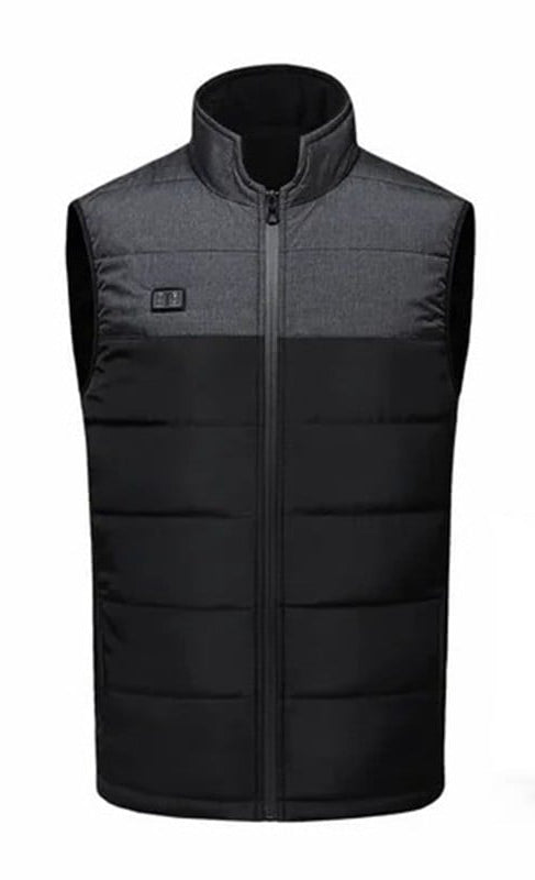 Heated Unisex Jacket with Adjustable Heat and Water-Repellent Material