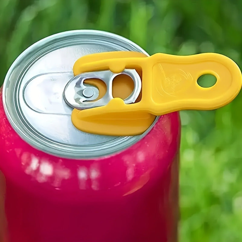 Compact Can Opener Tool for Beverage Cans with Ergonomic Grip