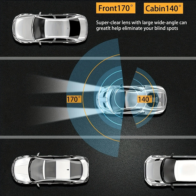 1080P WiFi Dual Lens Dash Cam