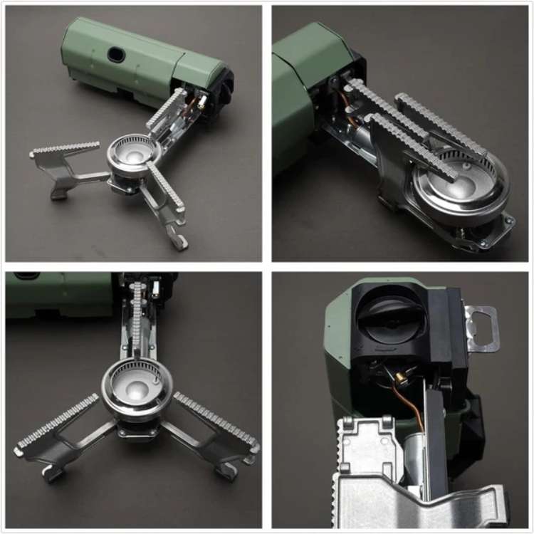 2600W Portable Camping Stove with Foldable Wind-Resistant Burner