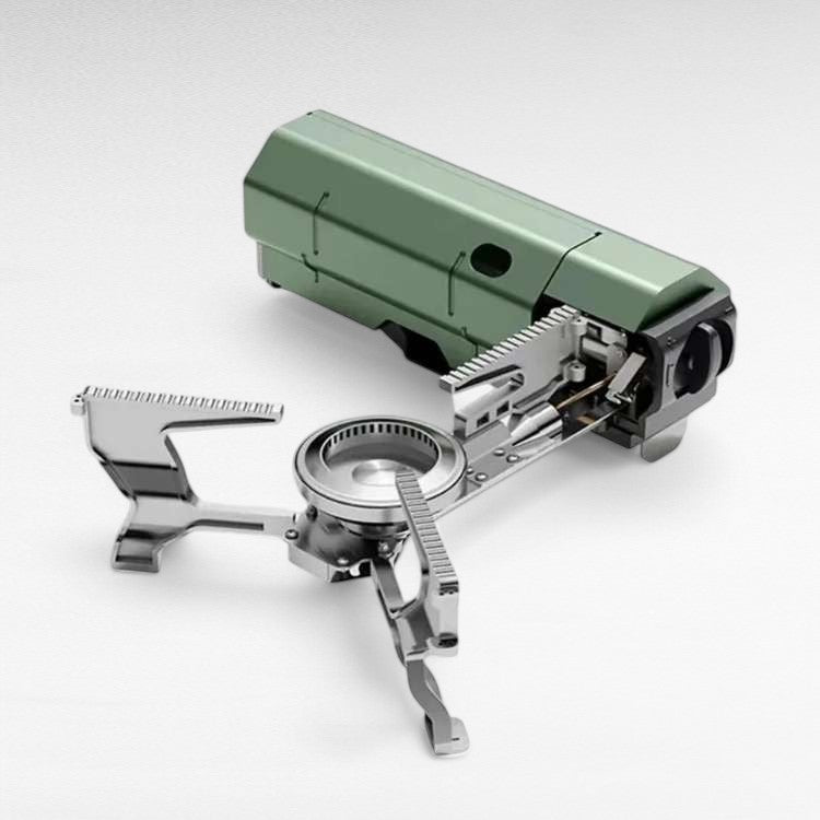 2600W Portable Camping Stove with Foldable Wind-Resistant Burner
