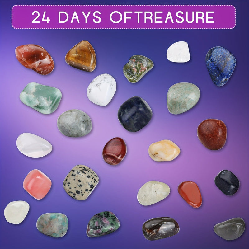 24-Day Rock & Mineral Collection Advent Calendar for Kids