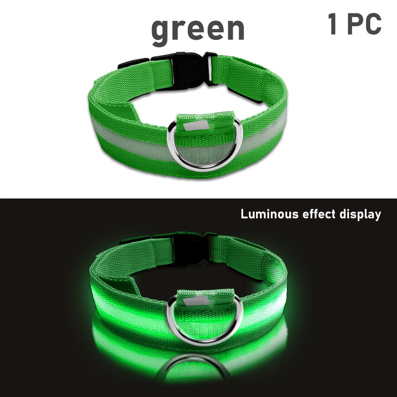 LED Dog Collar with Lighting – Visible and Safe at Night