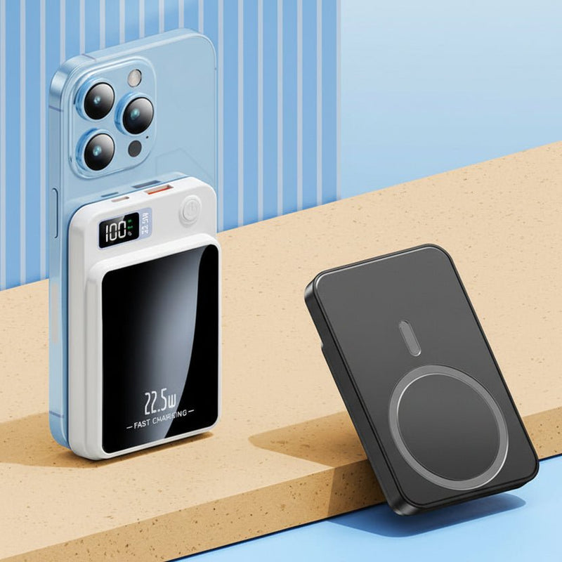 20000mAh Compact Power Bank with Digital Display & Fast Charging