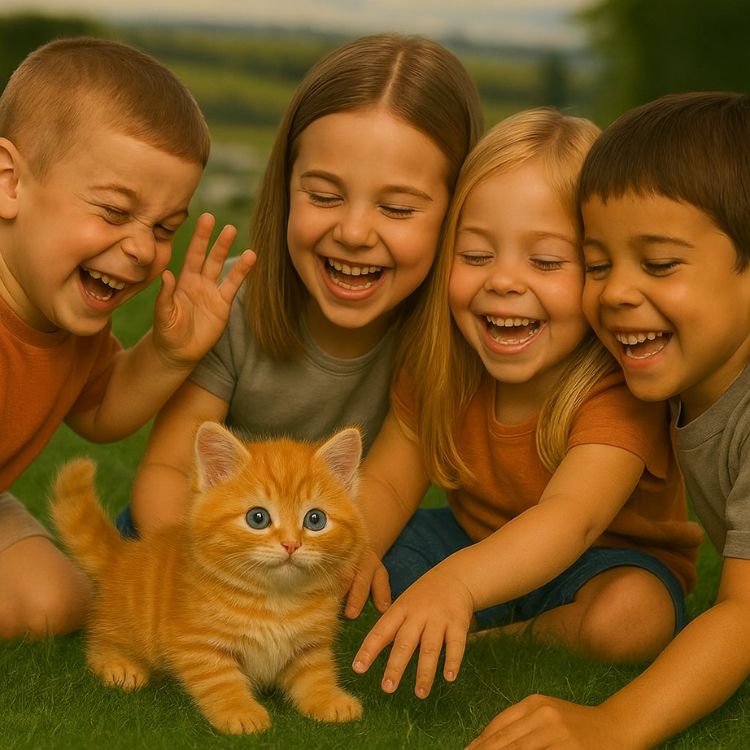 Interactive Cuddly Cat Toy with Realistic Movements for Children