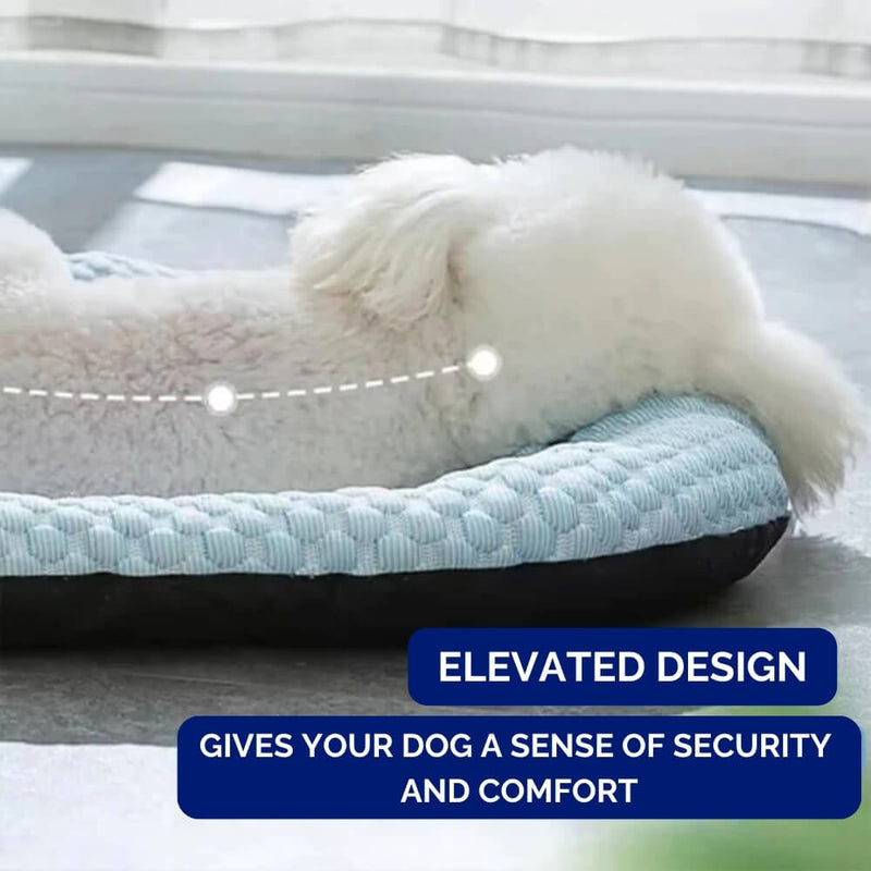 Cooling Dog Bed with Temperature Regulation and Non-Slip for Summer Days