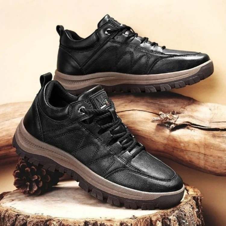 Orthopedic Hiking Shoes Men's Orthopaedic Walking Footwear with Cushioned Grip