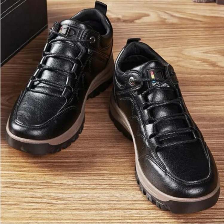 Orthopedic Hiking Shoes Men's Orthopaedic Walking Footwear with Cushioned Grip