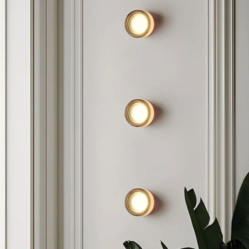 Modern Circular LED Wall Light with Soft Ambient Glow
