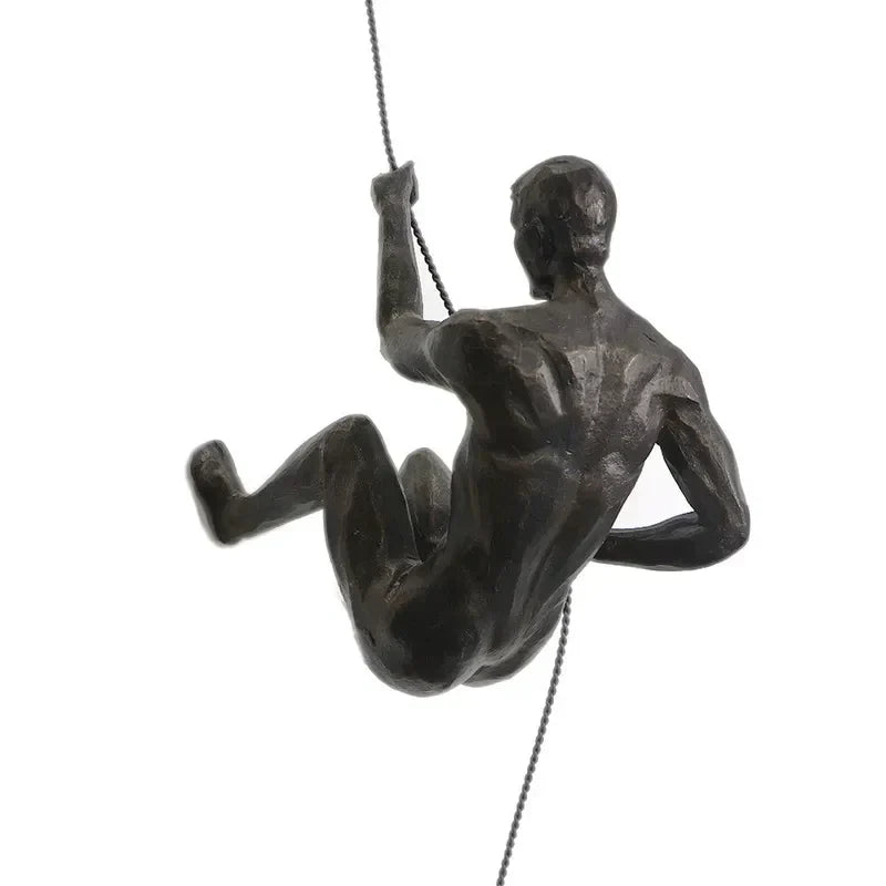Decorative Climbing Figures Wall Sculpture Set for Modern Wall Decoration