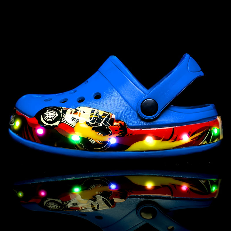 Glow-in-the-Dark Kids’ Clogs – Breathable and Anti-Slip Shoes