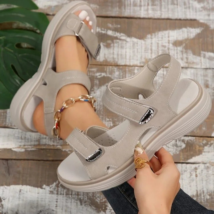 Ladies' Orthopaedic Sandals with Adjustable Straps and Comfortable Sole