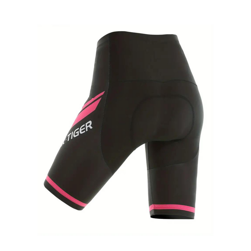 Comfortable Women's Cycling Shorts with Breathable Stretch Material and Soft Padding