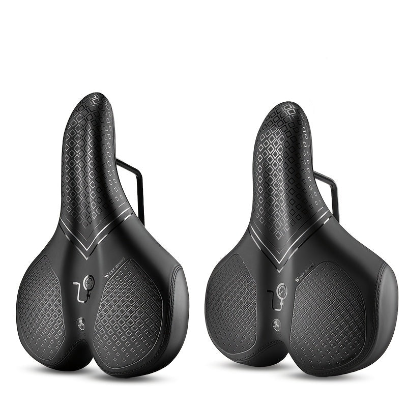 Inflatable Bicycle Saddle with Air Cushion for Comfort During Long Rides