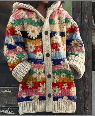 Daisy Cheerful Cardigan - For a playful and cozy look