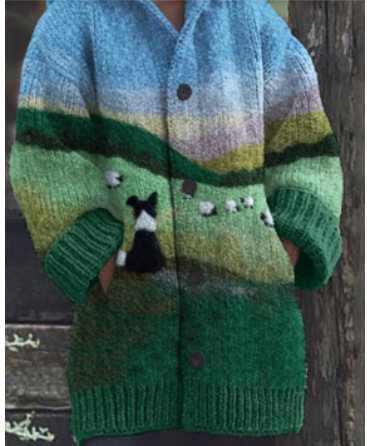 Daisy Cheerful Cardigan - For a playful and cozy look