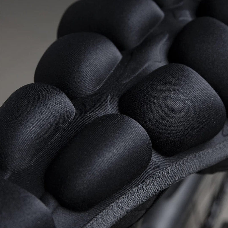 Inflatable Bike Seat Cover with Air Cells and an External Valve