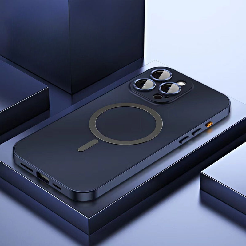 Magnetic Metal Phone Case for iPhone with Slim and Protective Design