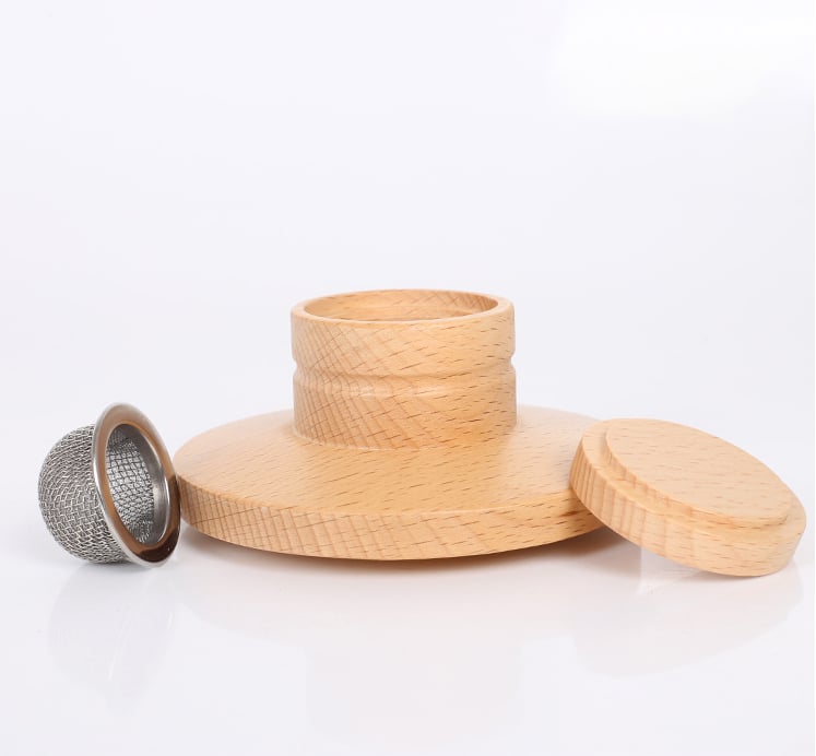 Wooden Cocktail Smoker Kit for Whisky, Drinks and Food Infusion