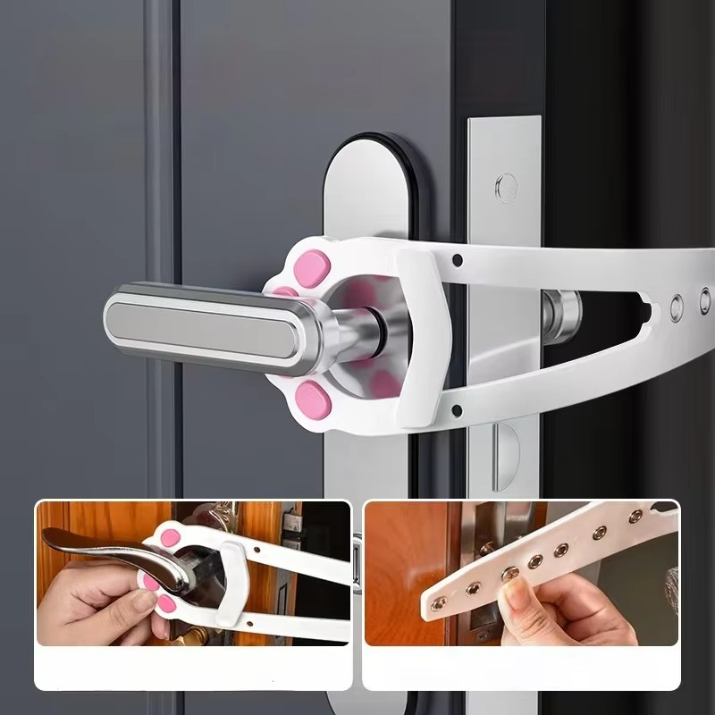 Five Adjustable Pet Door Restraint Straps with Tool-Free Fitting