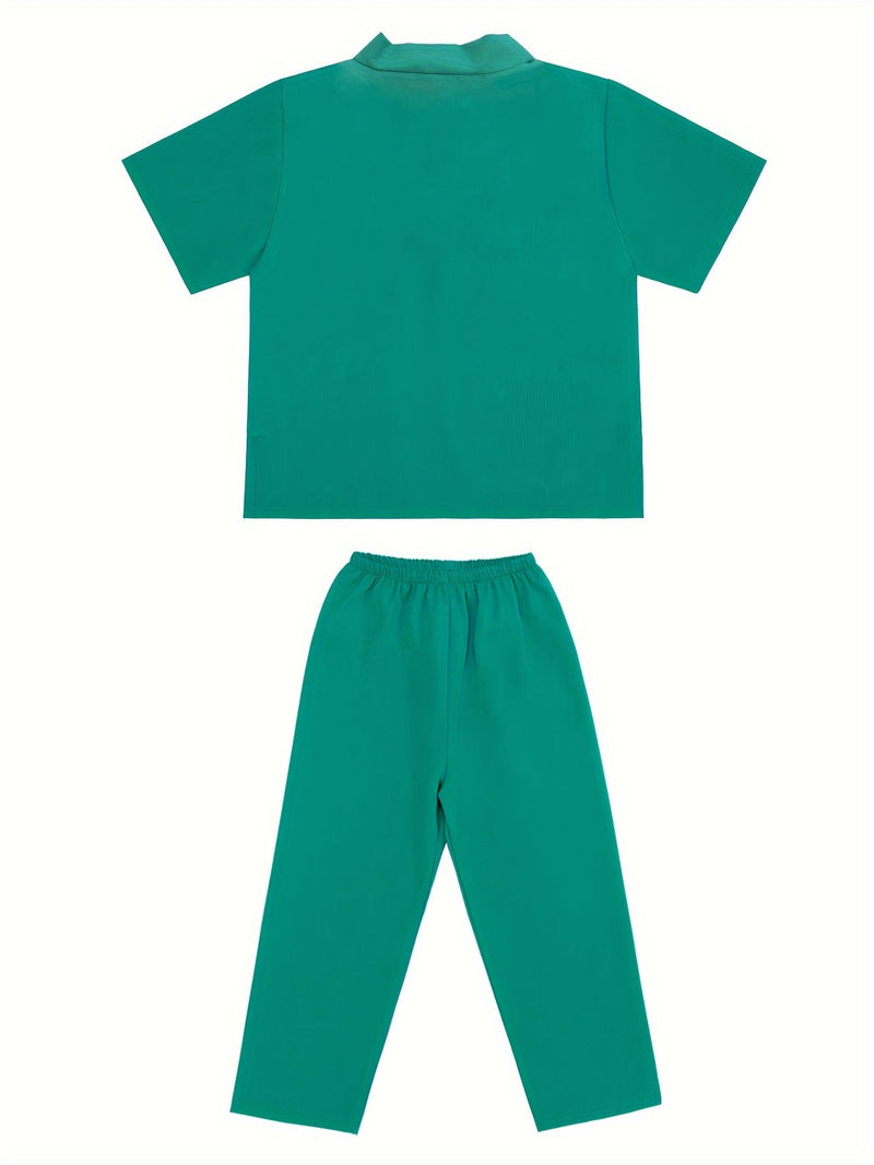 Kids Doctor Costume Set – 9-Piece Set with Stethoscope and First Aid Bag