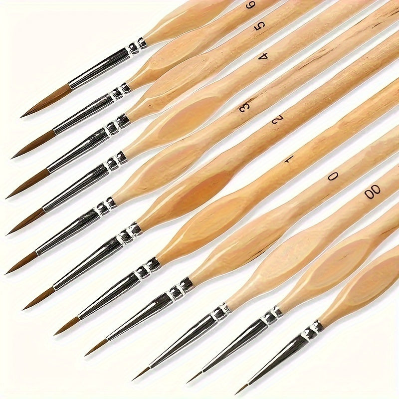 Acrylic Paint Brushes – Professional Brush Set with Detail Brush for Fine Painting