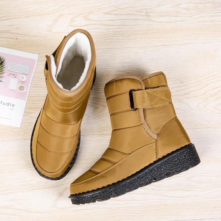 Waterproof Ladies Snow Boots with Non-Slip Sole – Warm Winter Boots for Ice and Snow