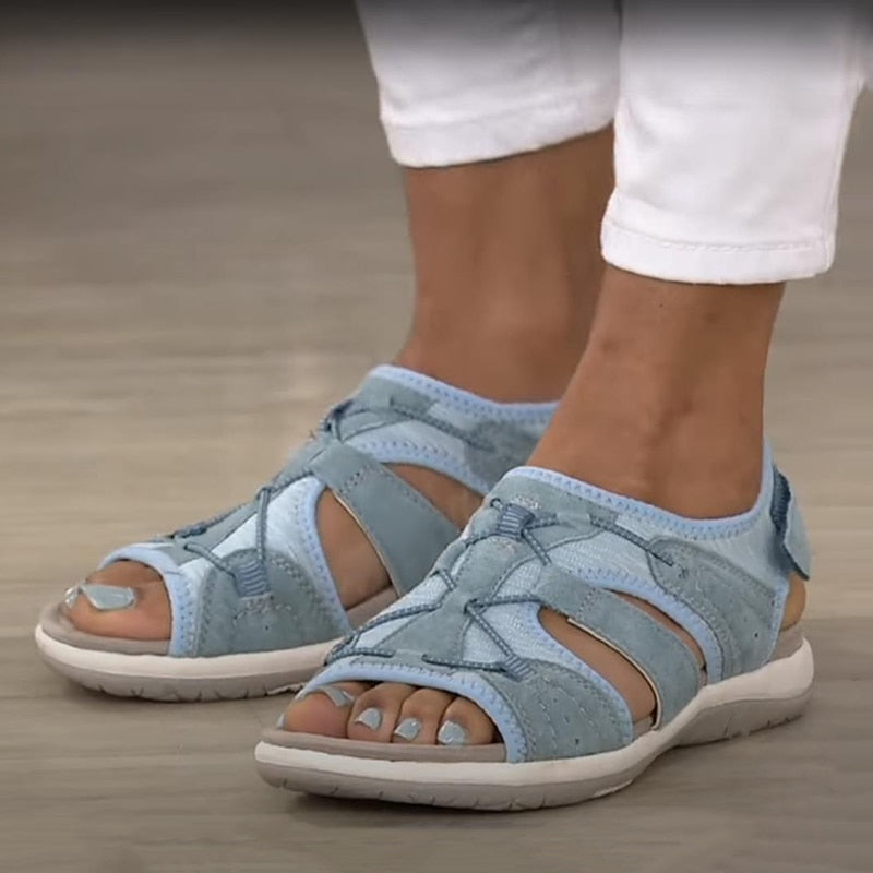 Comfortable Ladies' Sandals with Adjustable Straps and Open Toe