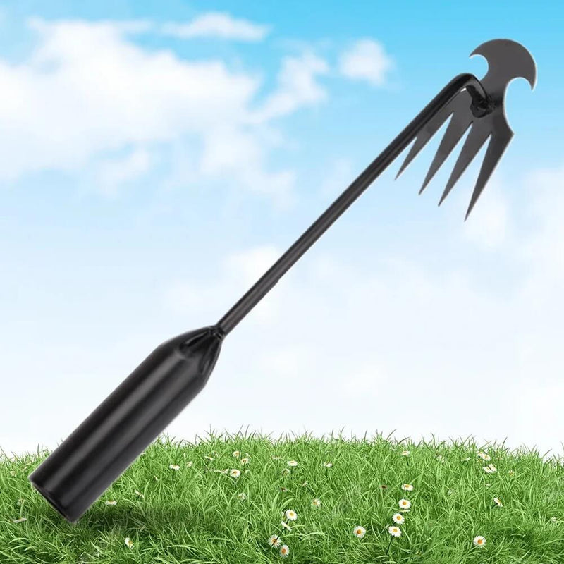 Four-Claw Manganese Steel Weeding Tool for Garden Beds and Soil Care