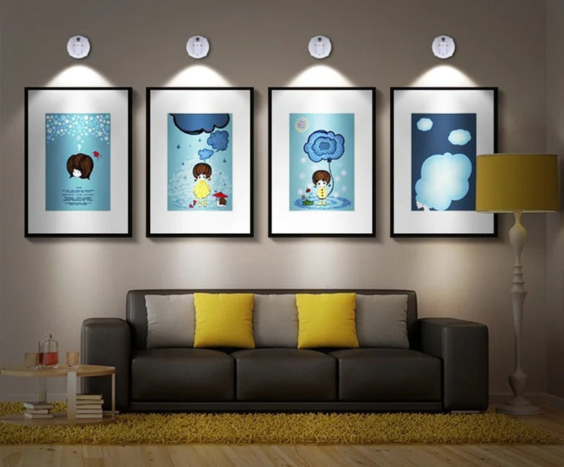 Wireless LED Spot Lighting – Dimming Function with Remote Control and Flexibility