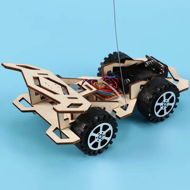 DIY Wooden Remote Control Car Building Kit for Kids