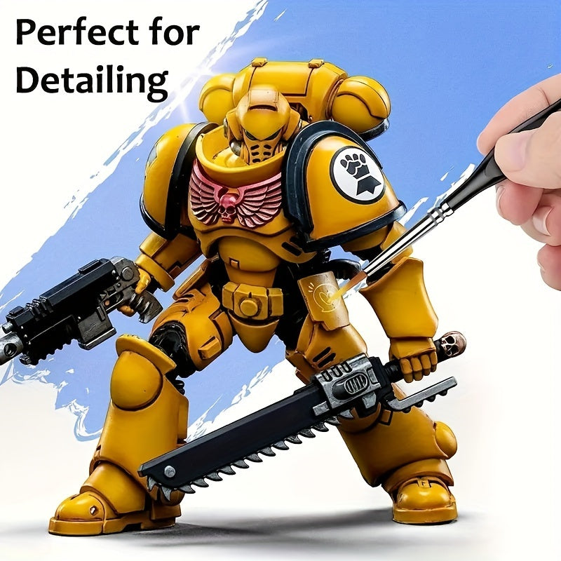 Acrylic Paint Brushes – Professional Brush Set with Detail Brush for Fine Painting