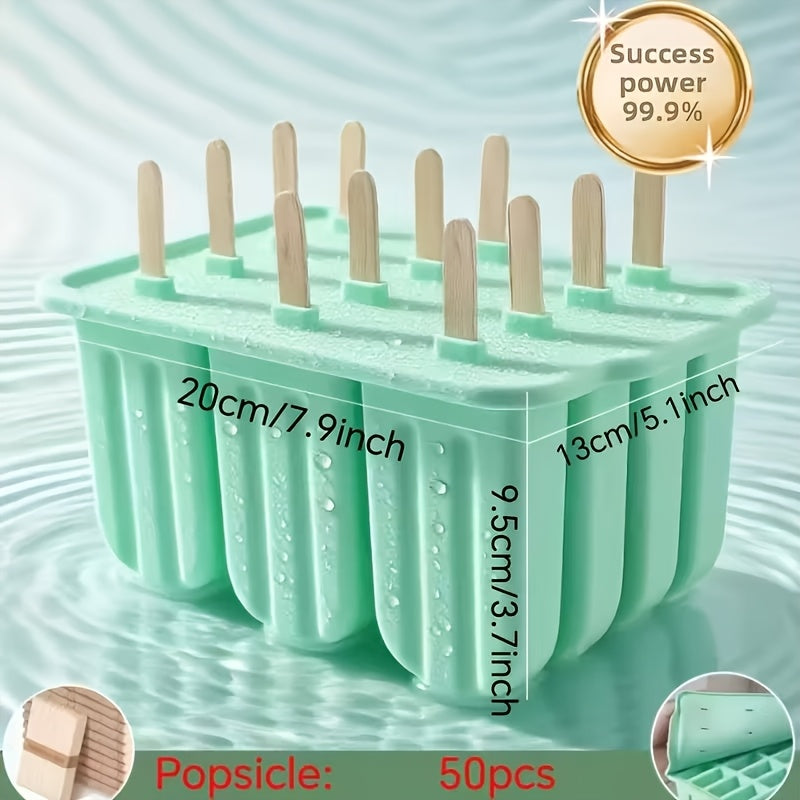 Silicone Ice Mould for Homemade Ice Lollies and Frozen Snacks