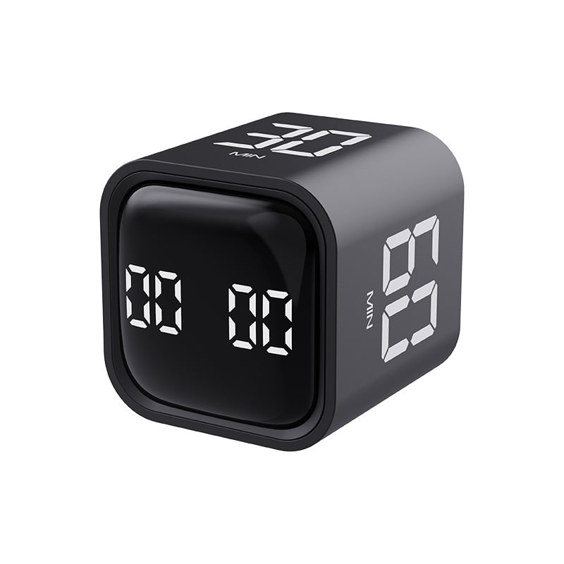 Gravity-Sensing Digital Cube Timer with LED Display