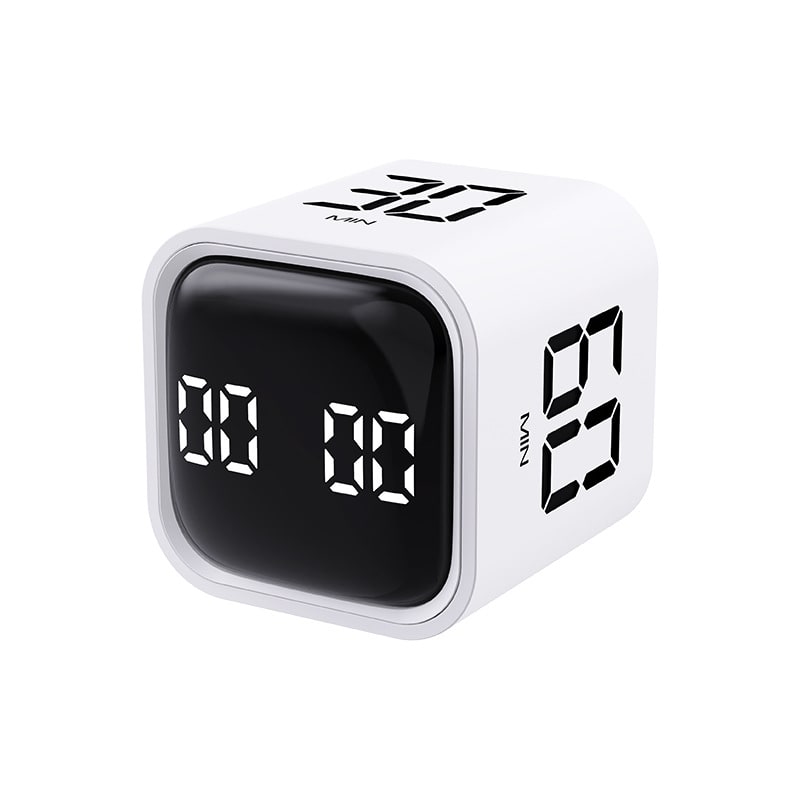 Gravity-Sensing Digital Cube Timer with LED Display