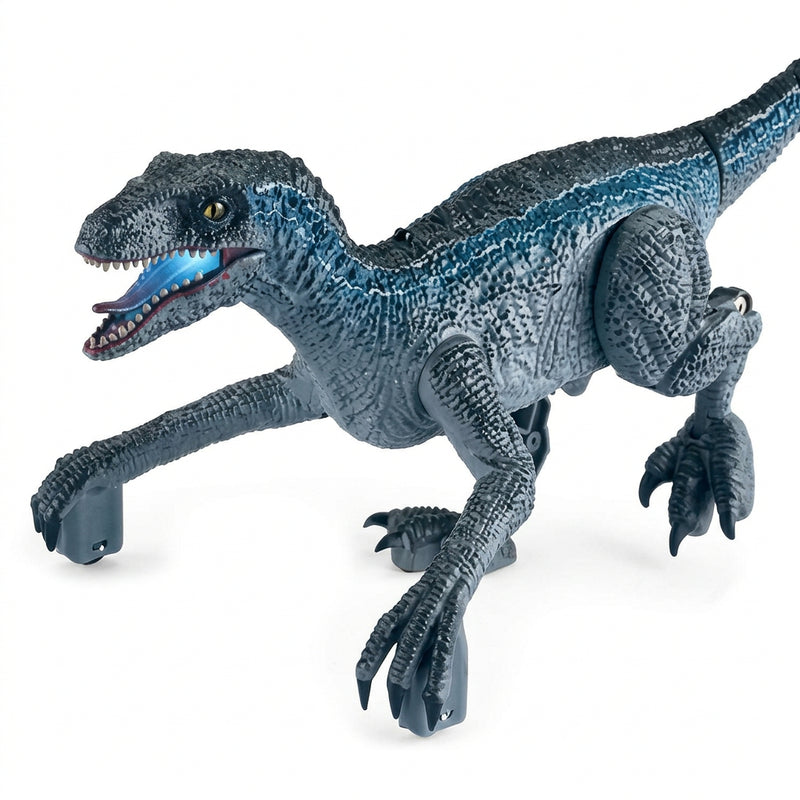 Remote-Controlled Walking Velociraptor Dinosaur Toy with Sound