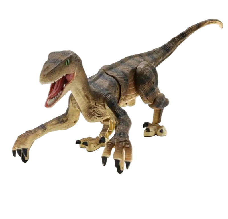 Remote-Controlled Walking Velociraptor Dinosaur Toy with Sound