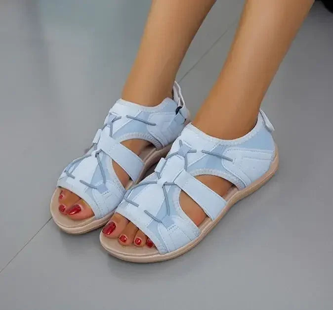 Comfortable Ladies' Sandals with Adjustable Straps and Open Toe
