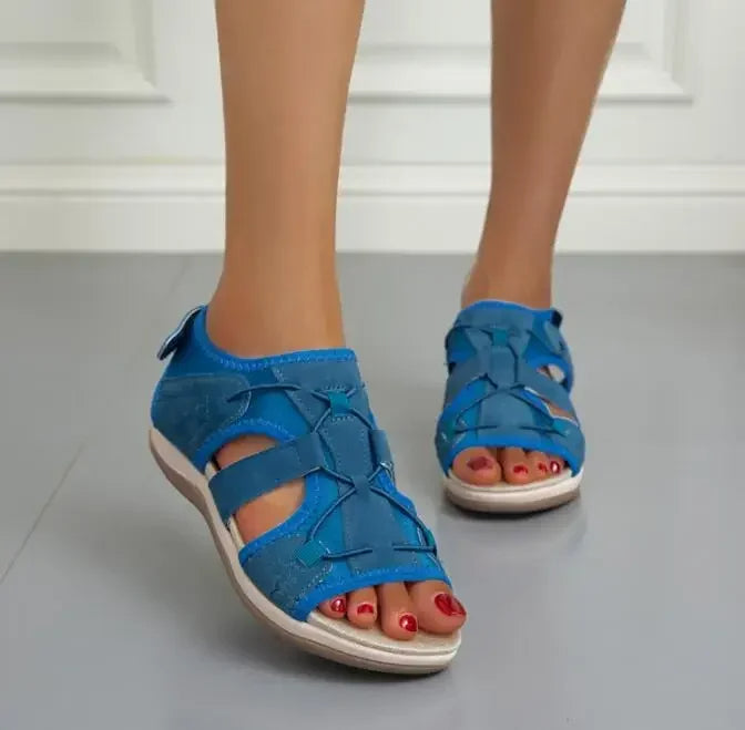 Comfortable Ladies' Sandals with Adjustable Straps and Open Toe