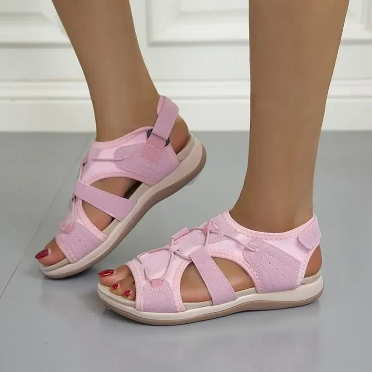 Comfortable Ladies' Sandals with Adjustable Straps and Open Toe