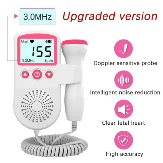 Portable Fetal Doppler with LCD Display – Clear and Reliable