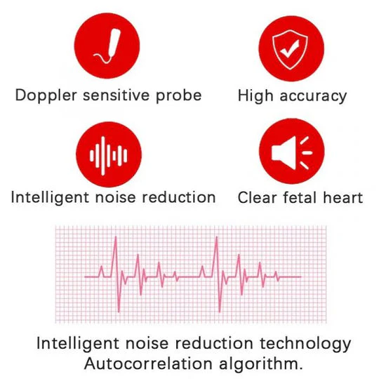 Portable Fetal Doppler with LCD Display – Clear and Reliable
