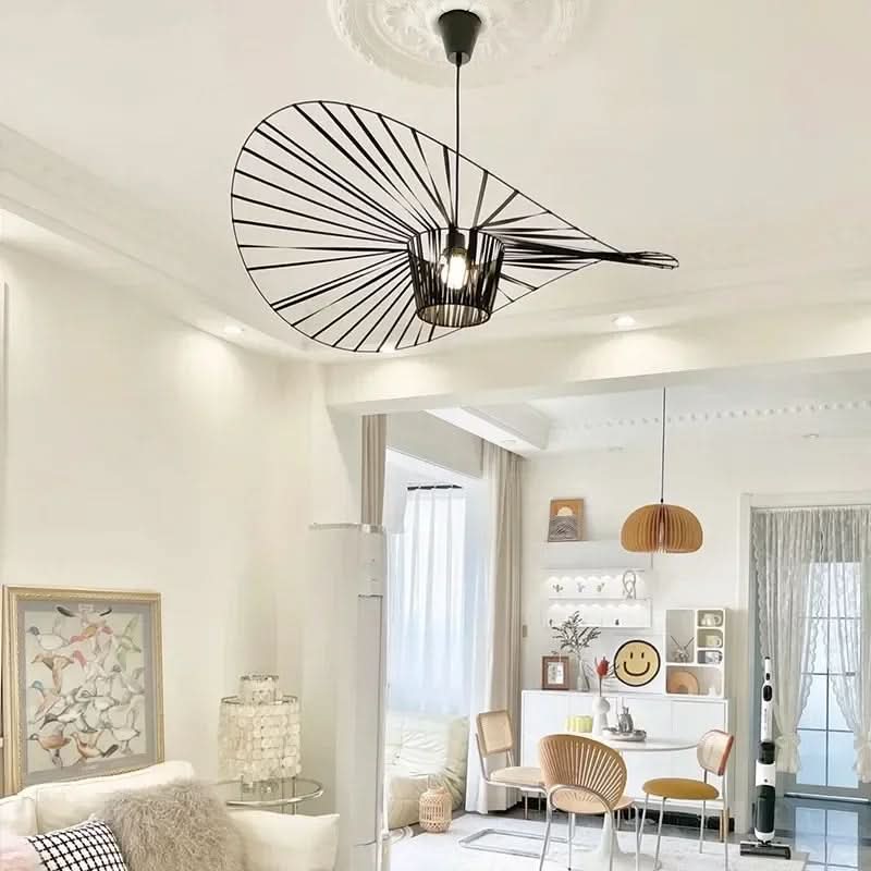 Design Pendant Lamp with Wave Structure and Adjustable Cable